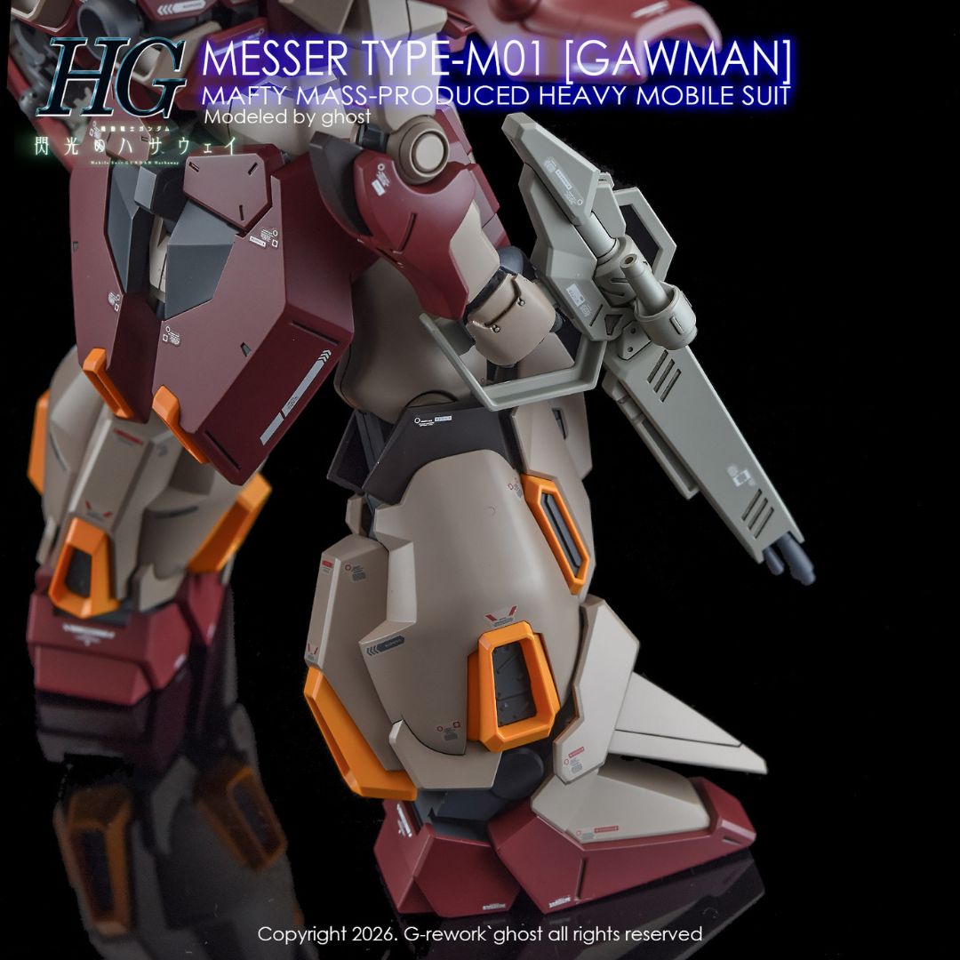 G-Rework Decal - [HG] Me02R-M01 Messer Type-M01 [Gawman]