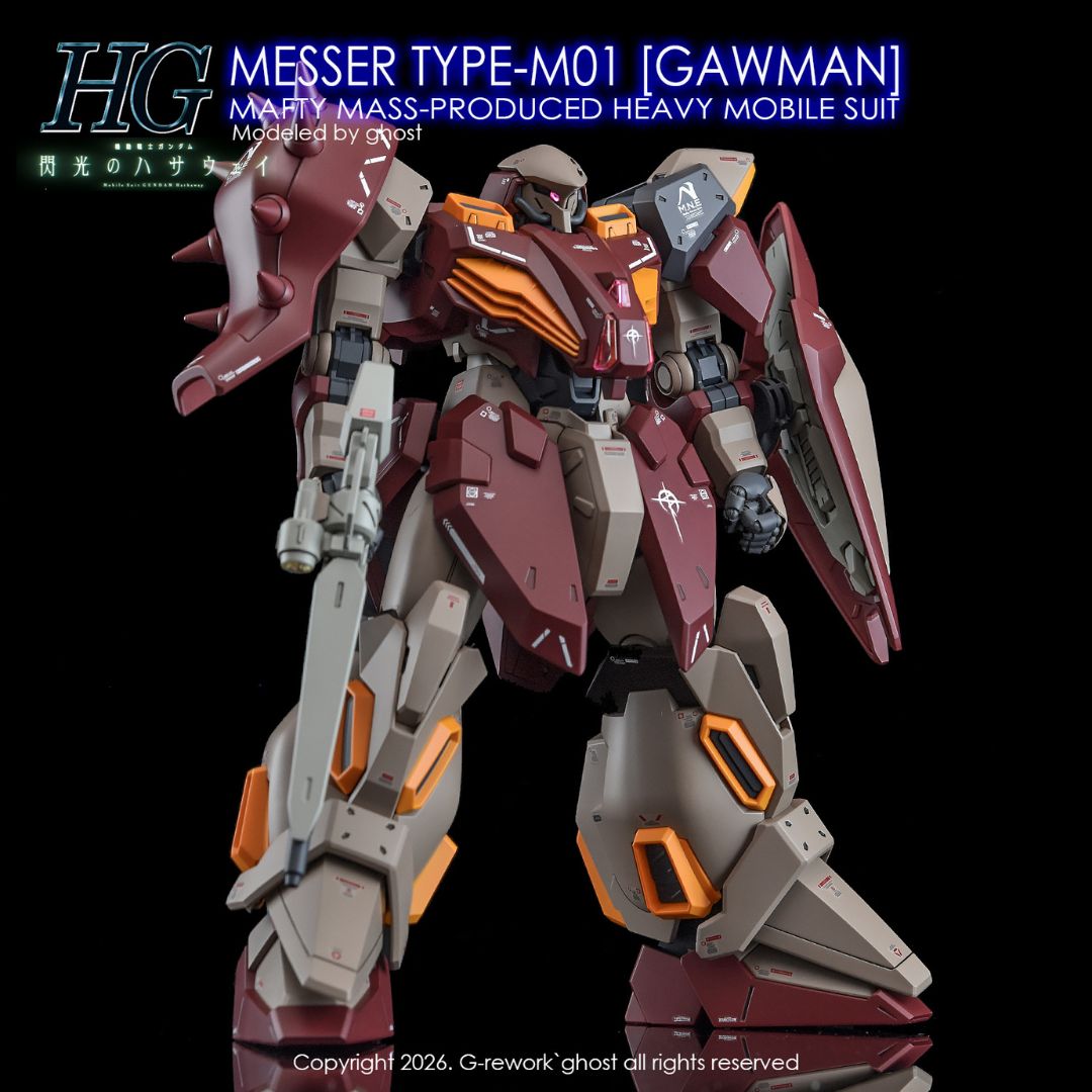 G-Rework Decal - [HG] Me02R-M01 Messer Type-M01 [Gawman]