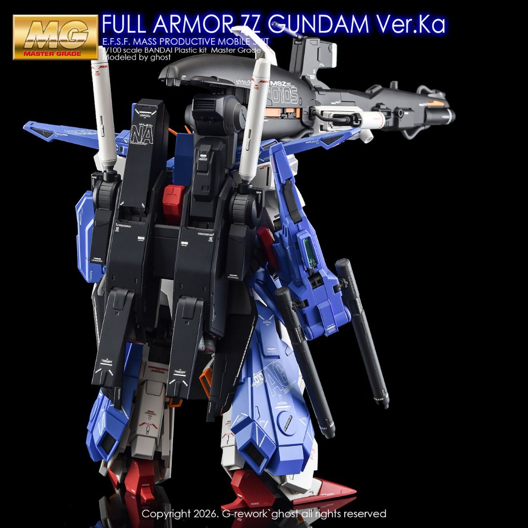 G-Rework Decal - [MG] Full Armor ZZ Gundam Ver Ka