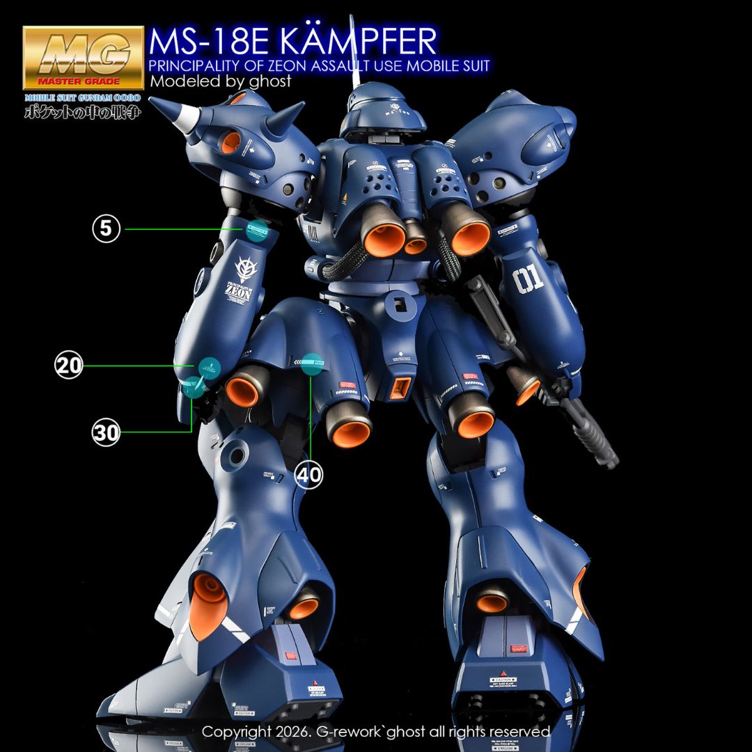 G-Rework Decal - [MG] MS-18E KAMPFER