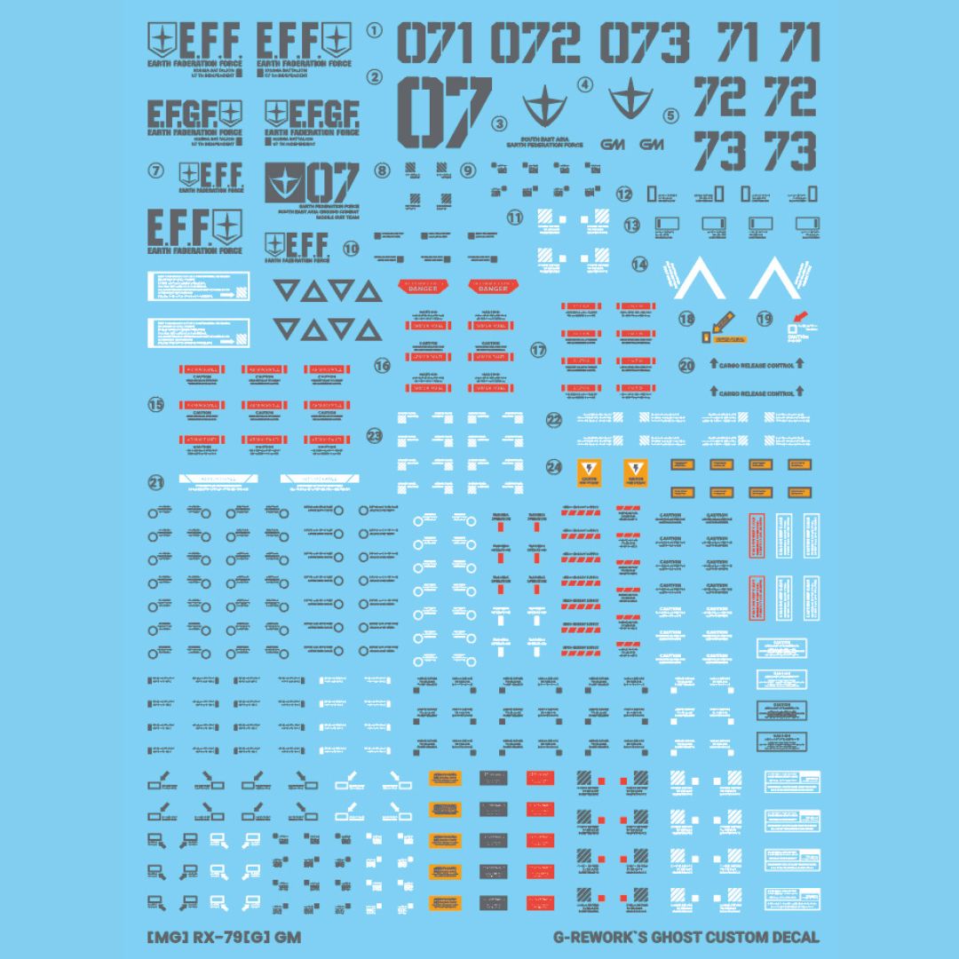 G-Rework Decal - [MG] RGM79G GM GROUND TYPE