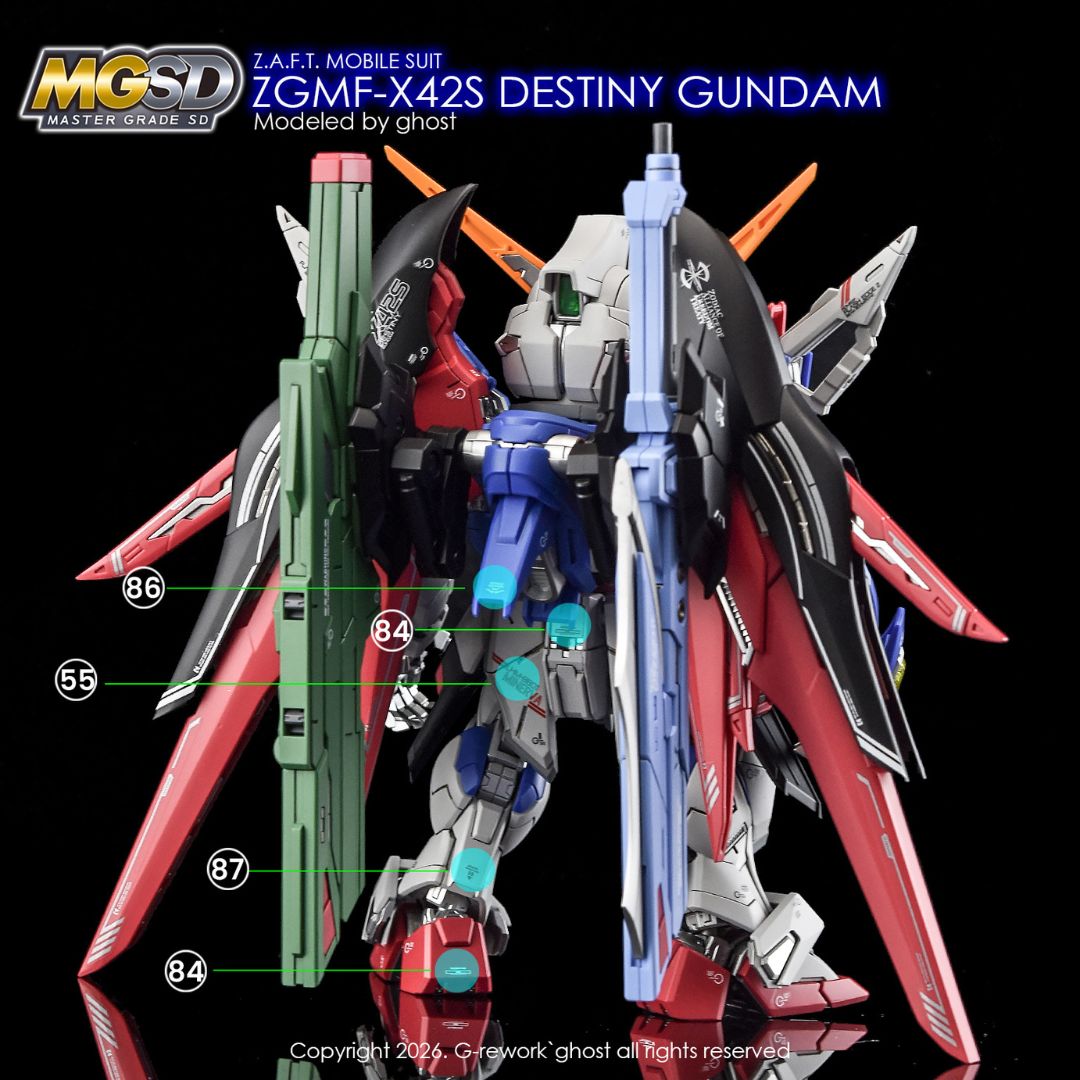 G-Rework Decal - [MGSD] ZGMF-X42S Destiny Gundam