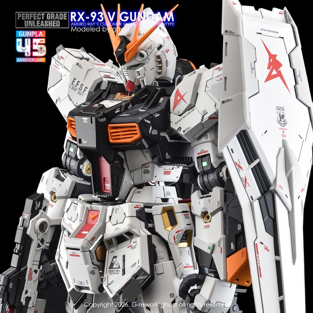 G-Rework Decal - [PG] PG UNLEASHED RX-93 V GUNDAM (Renew)