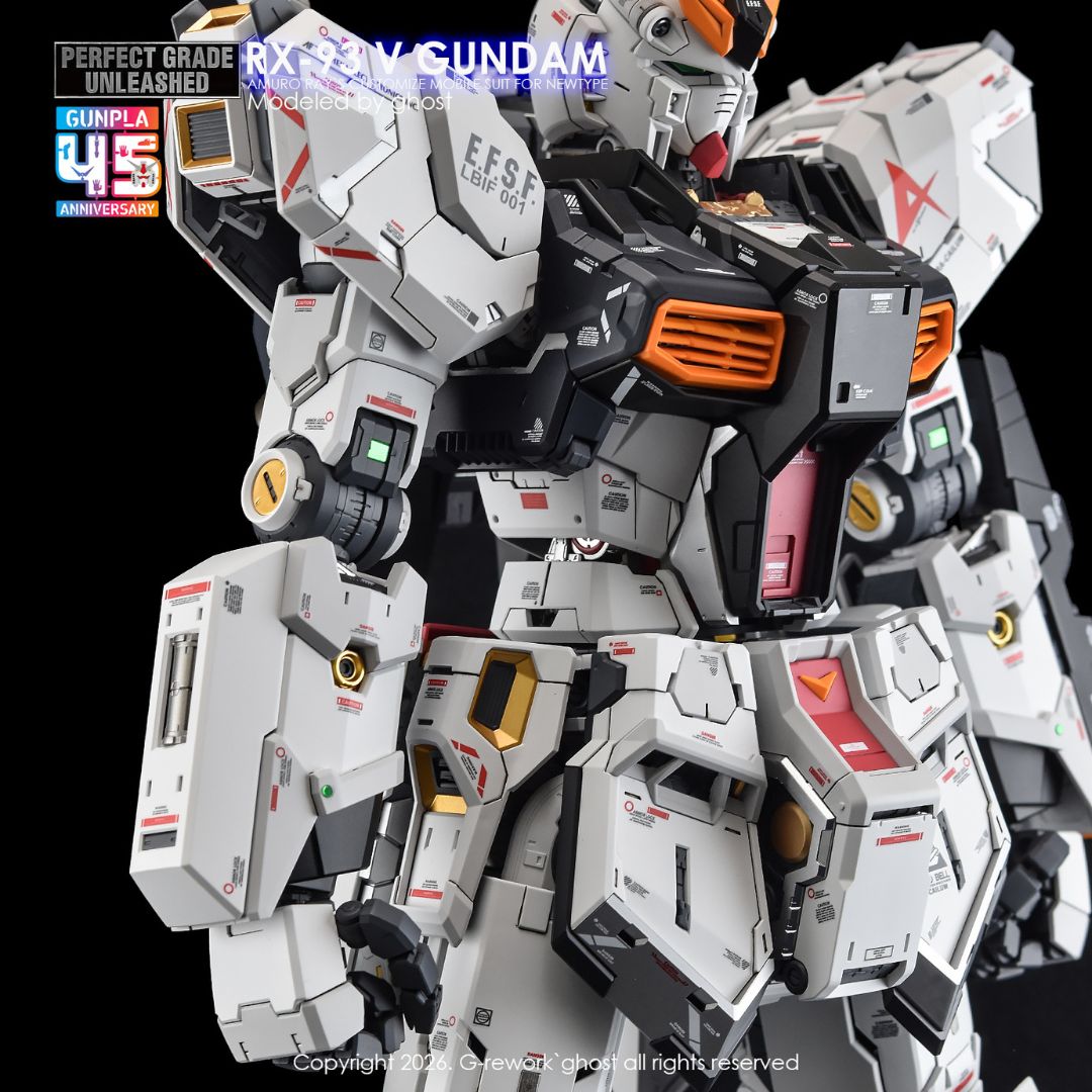 G-Rework Decal - [PG] PG UNLEASHED RX-93 V GUNDAM (Renew)