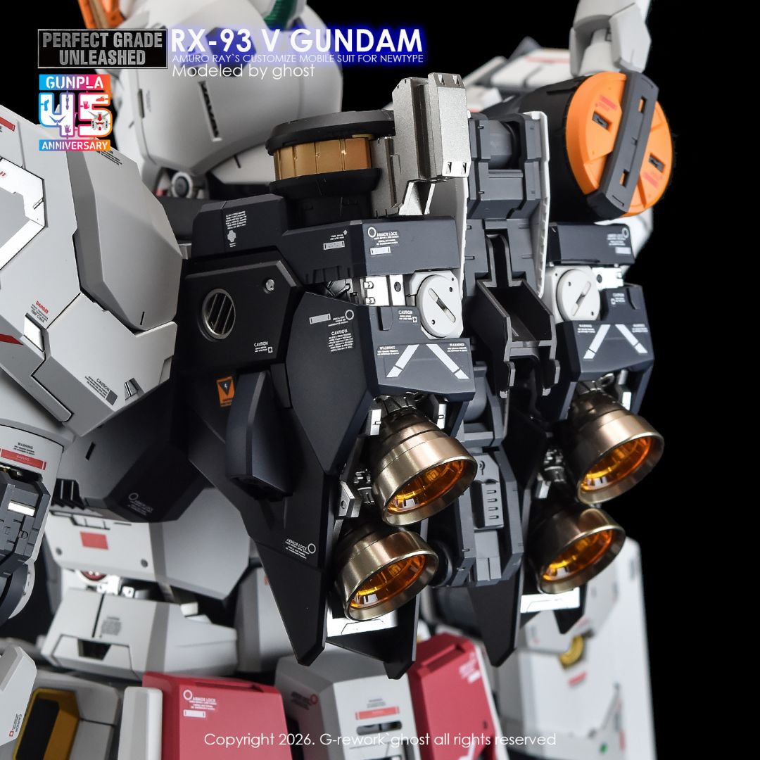 G-Rework Decal - [PG] PG UNLEASHED RX-93 V GUNDAM (Renew)