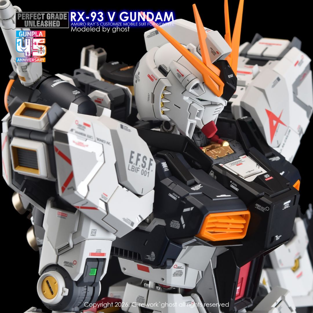 G-Rework Decal - [PG] PG UNLEASHED RX-93 V GUNDAM (Renew)