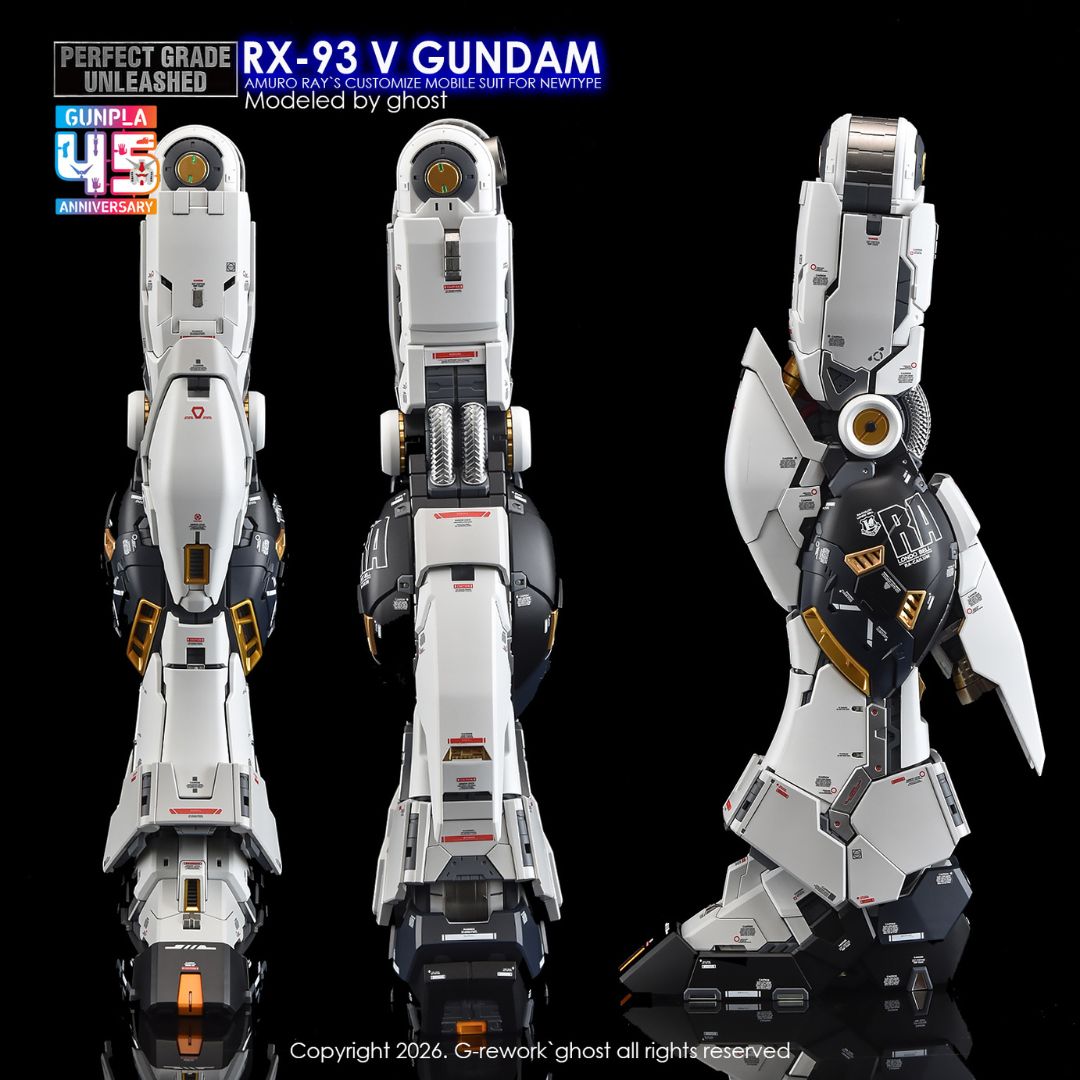 G-Rework Decal - [PG] PG UNLEASHED RX-93 V GUNDAM (Renew)