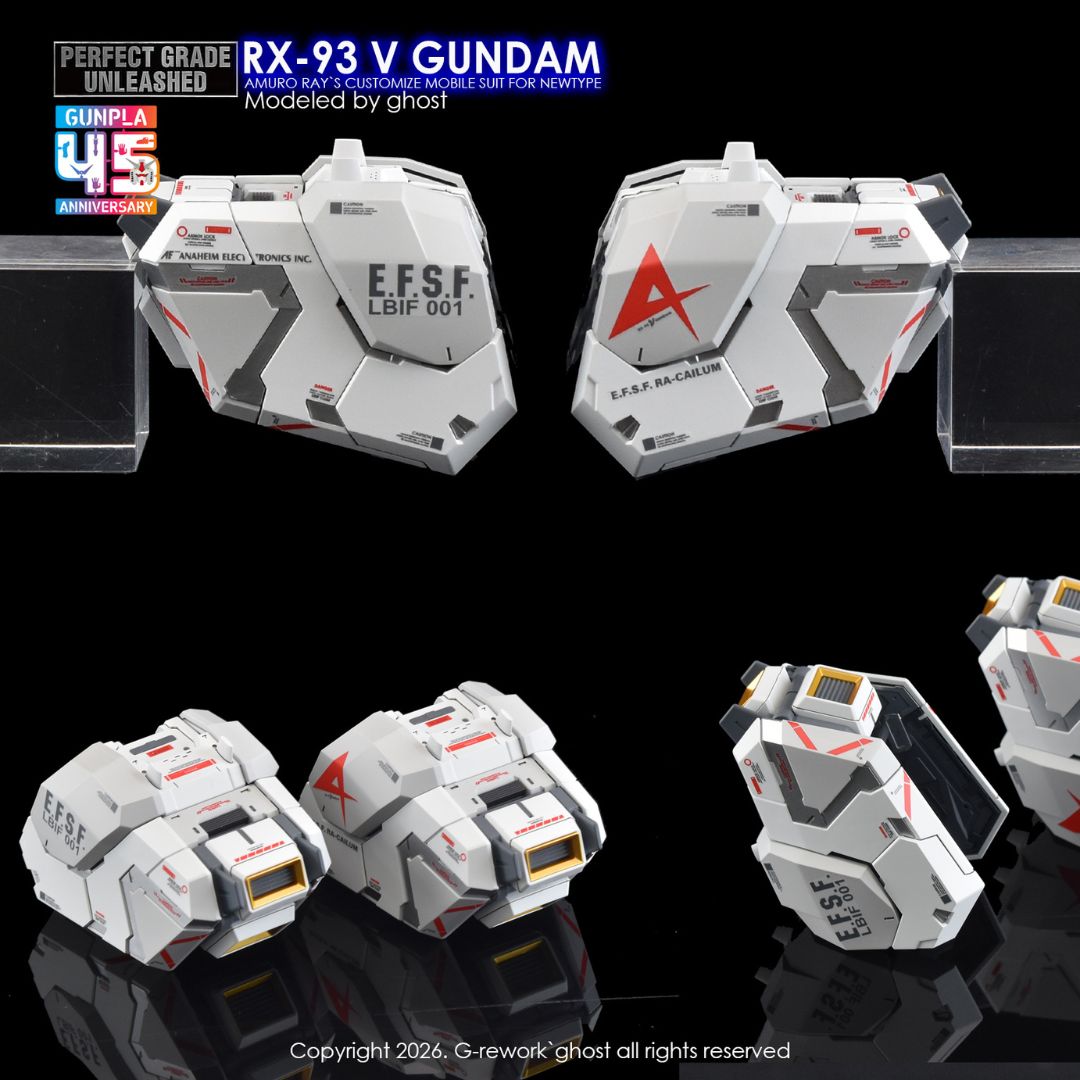 G-Rework Decal - [PG] PG UNLEASHED RX-93 V GUNDAM (Renew)