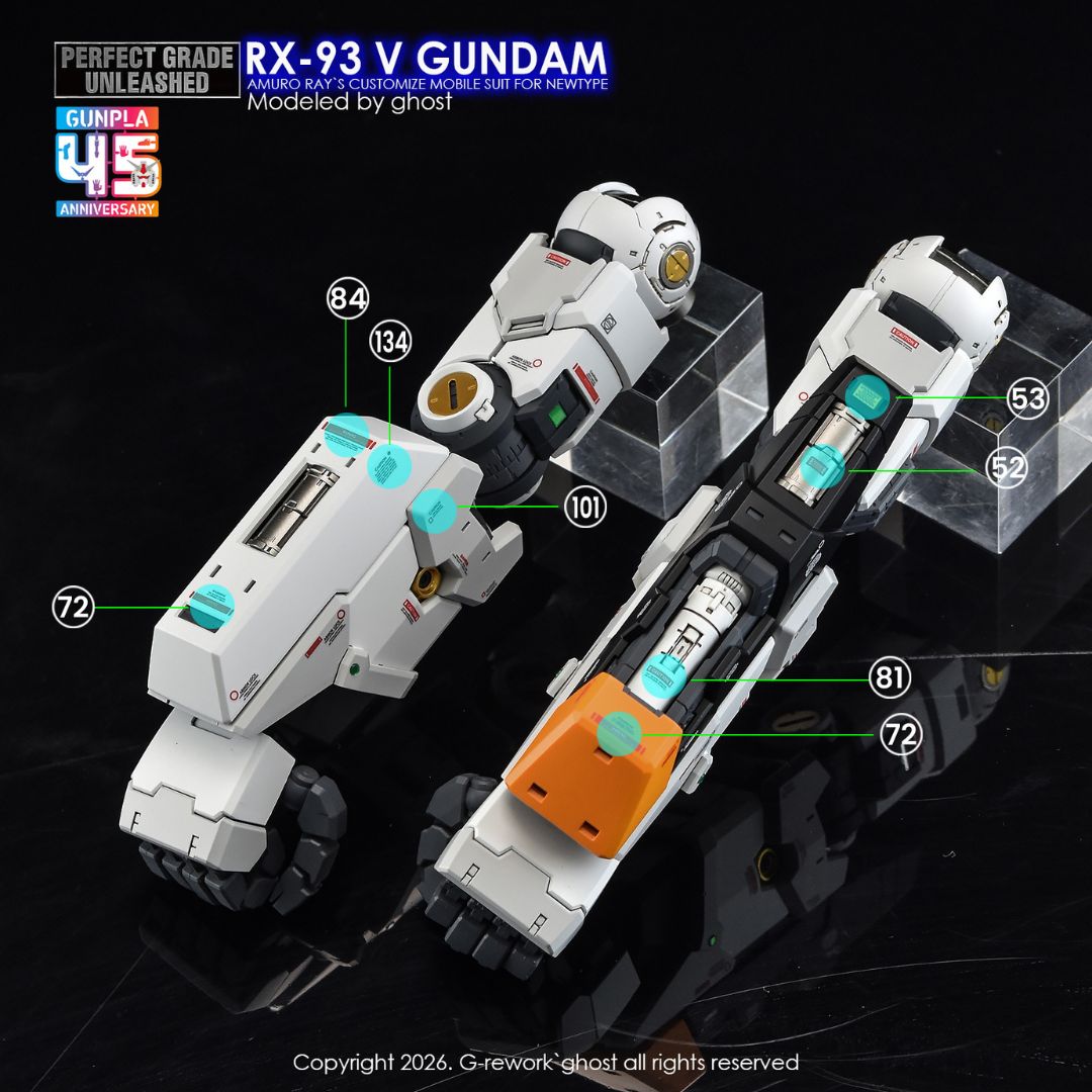 G-Rework Decal - [PG] PG UNLEASHED RX-93 V GUNDAM (Renew)