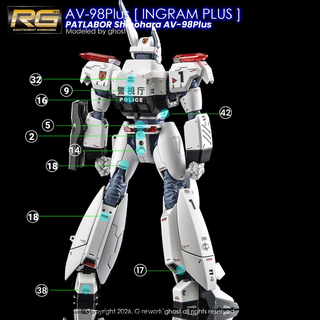 G-Rework Decal - [RG] AV-98 Plus Ingram Plus