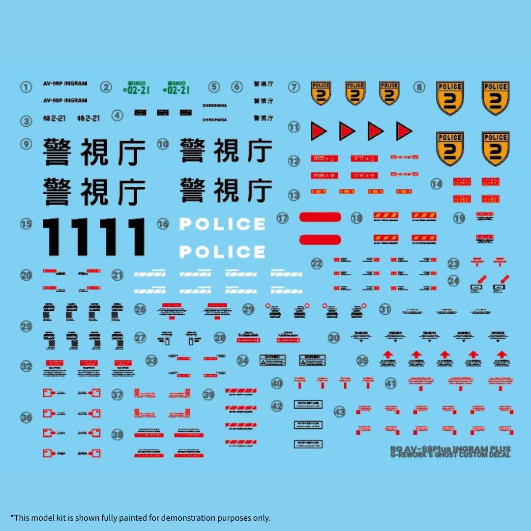 G-Rework Decal - [RG] AV-98 Plus Ingram Plus