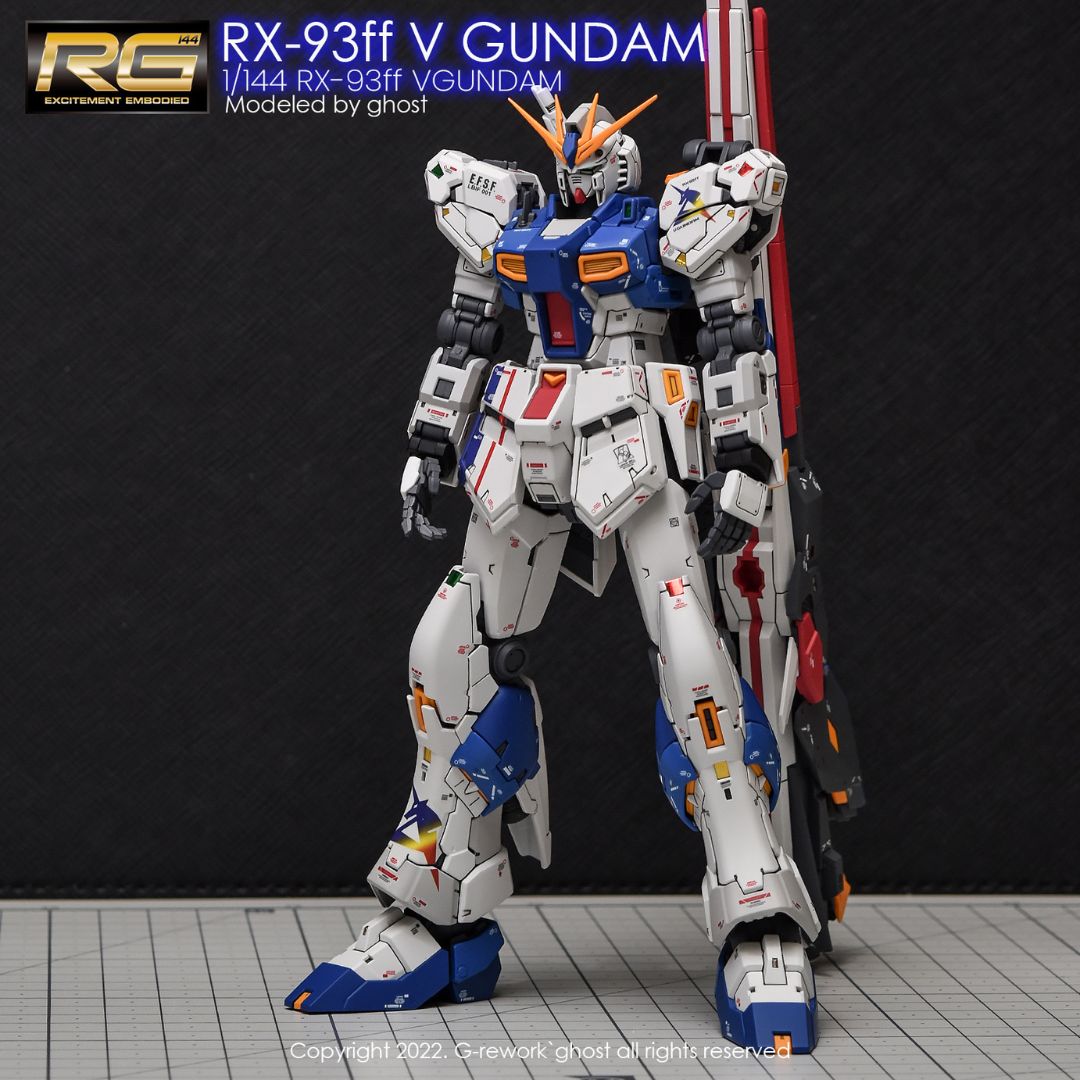 G-Rework Decal - [RG] RX-93FF V GUNDAM
