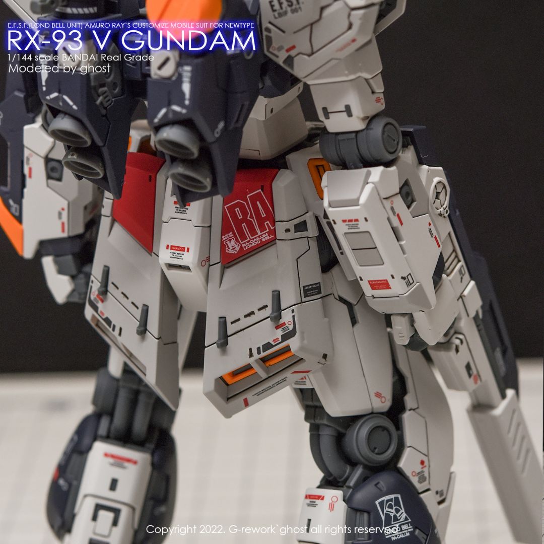 G-Rework Decal - [RG] RX-93 V GUNDAM