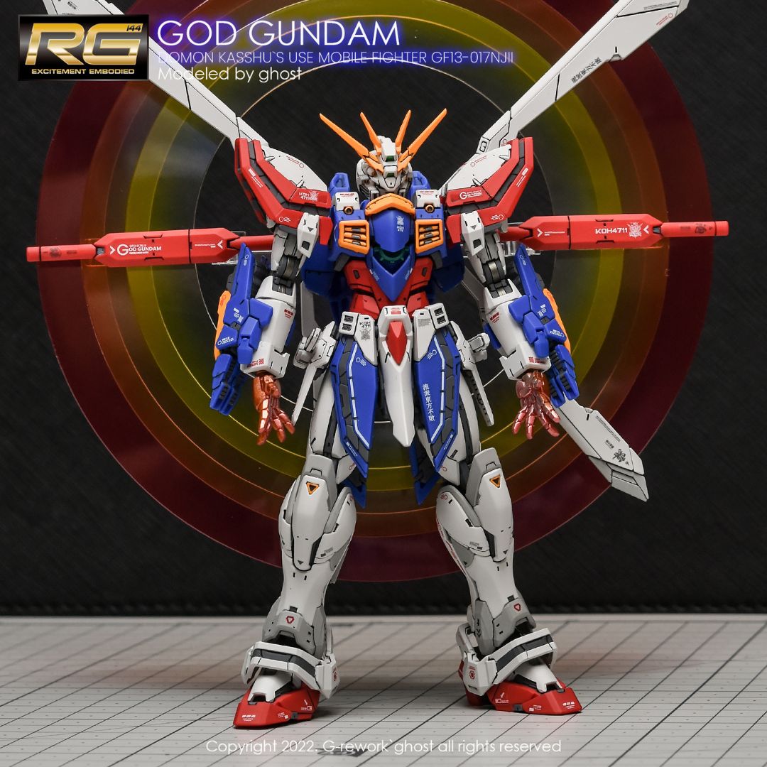 G-Rework Decal - [RG] GOD GUNDAM