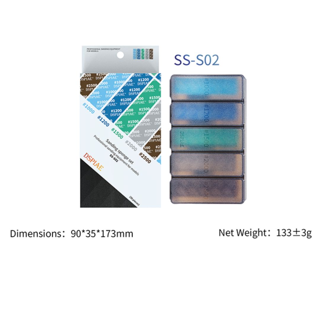 DSPIAE SS-S02 Sponge Sandpaper Set