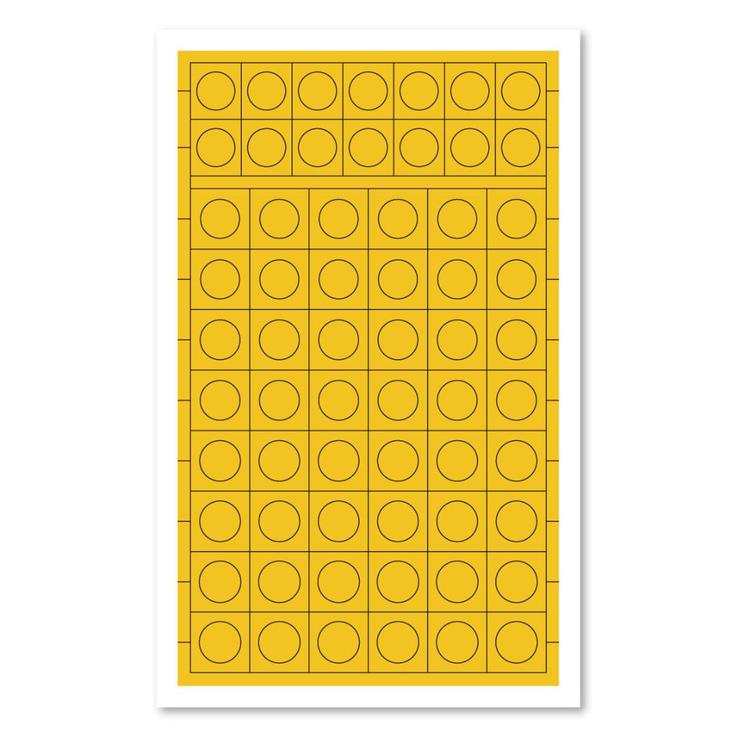 HIQPARTS CMS-4L-MSK Circle Masking 4L 9.0-9.8 mm (1 Sheet)