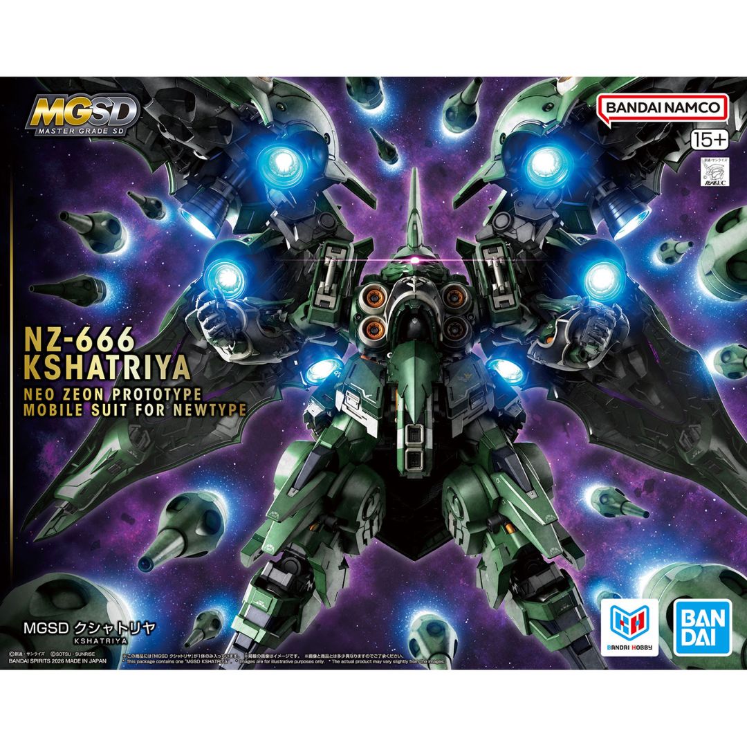 Bandai MGSD Kshatriya (Pre-Order: Expected to Ship by Q4, 2026)