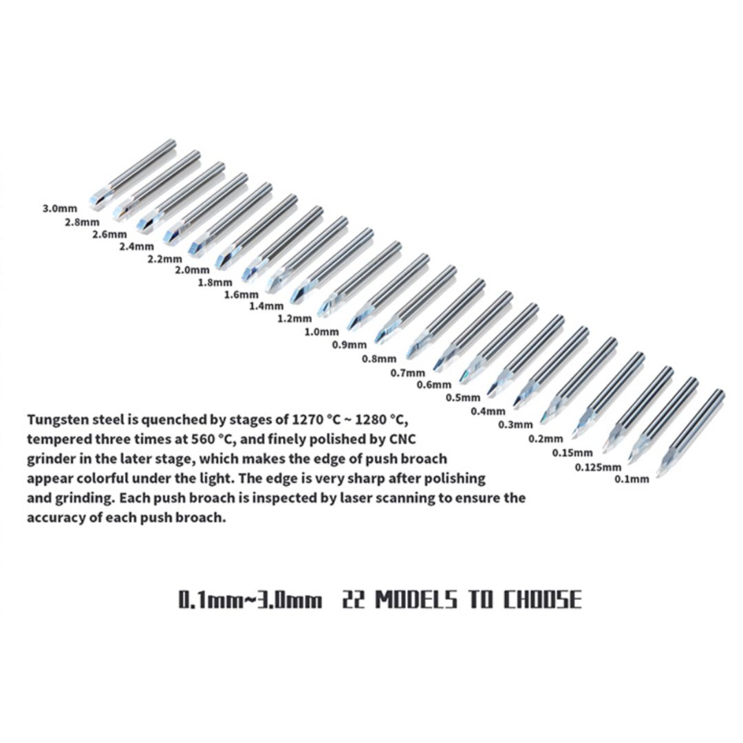 DSPIAE PB-30 TUNGSTEN Push Broach 3.0
