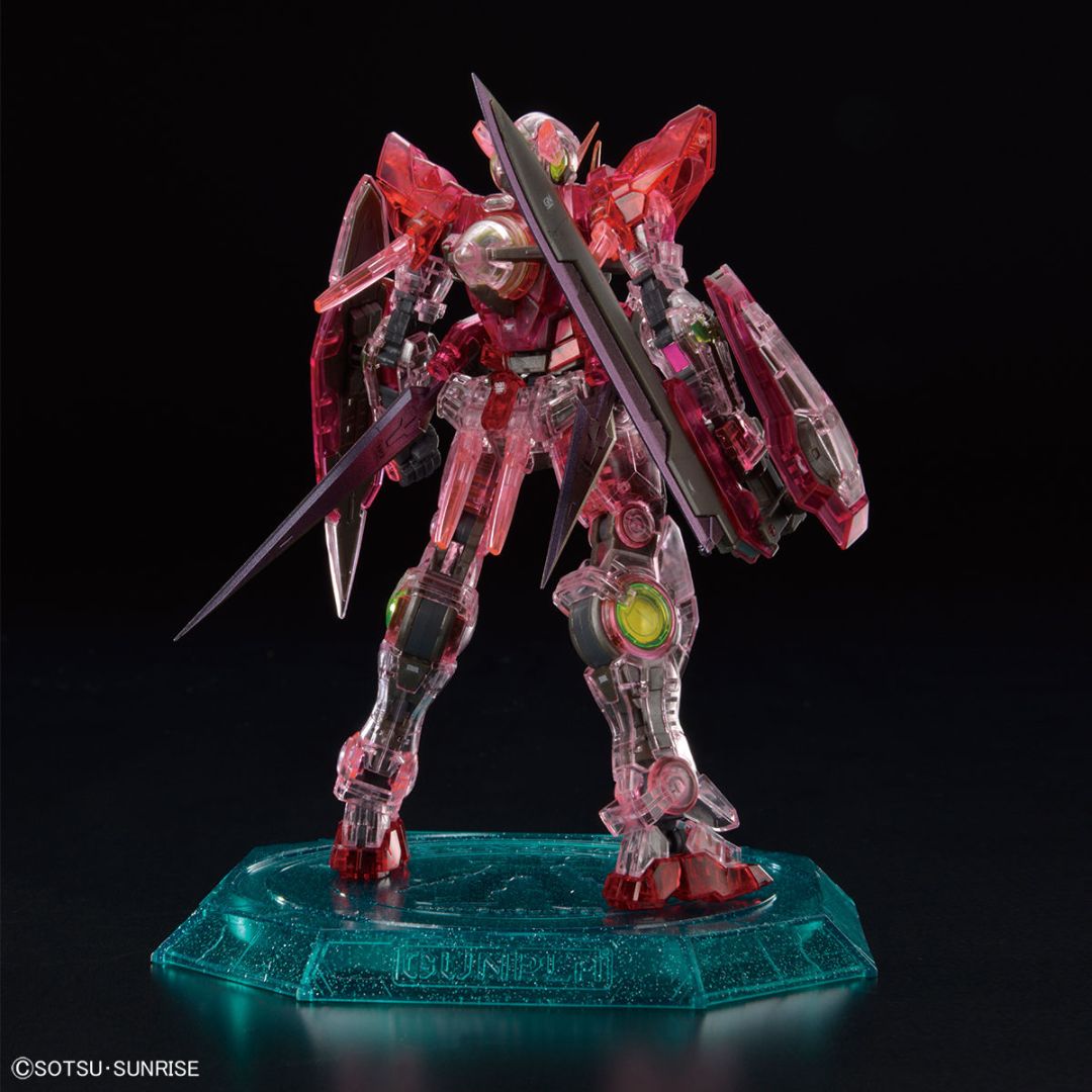 Bandai RG 1/144 The Gundam Base Limited Gundam Exia [Trans-AM Clear]