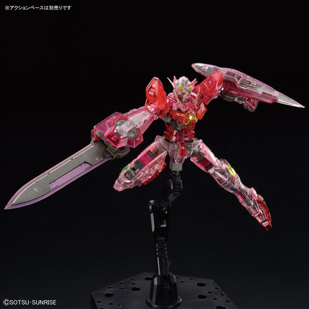 Bandai RG 1/144 The Gundam Base Limited Gundam Exia [Trans-AM Clear]