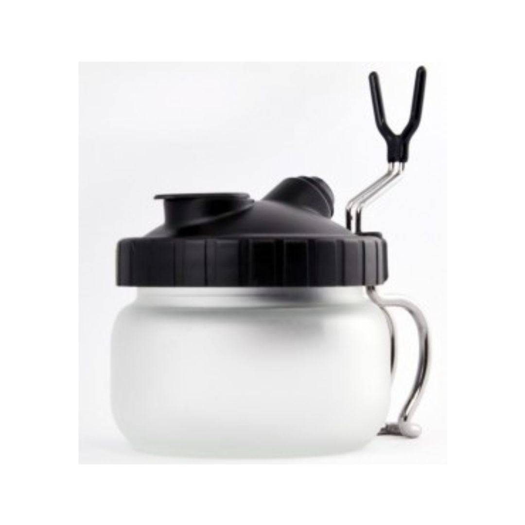 Sparmax Spray Out Cleaning Pot with Airbrush Hanger