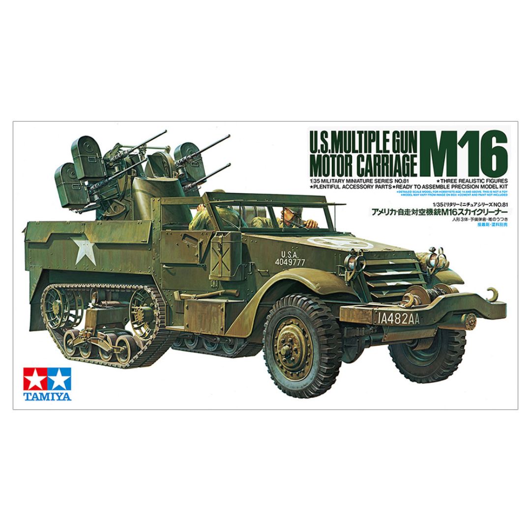 TAMIYA 1/35 U.S. Multiple Gun Motor Carriage M16 (35081)