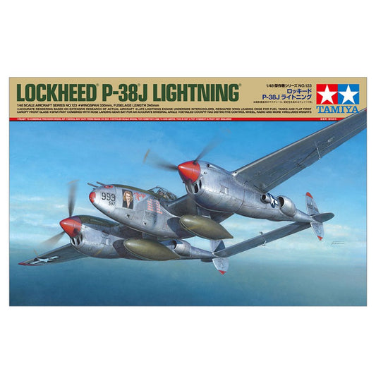TAMIYA 1/48 Lockheed¨ P-38¨J Lightning (61123)