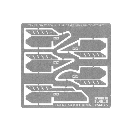 TAMIYA 74094 Fine Craft Saws (Photo-Etched)