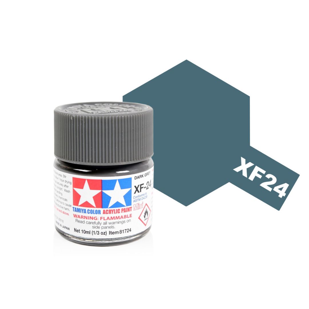 TAMIYA Acrylic Mini XF-24 Dark Grey 10ml #81724