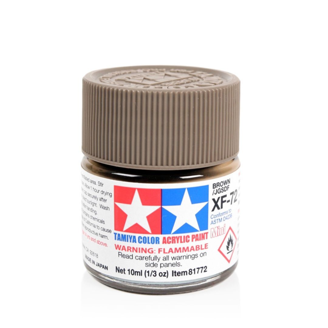 TAMIYA Acrylic Mini XF-72 Brown (JGSDF) 10ml #81772