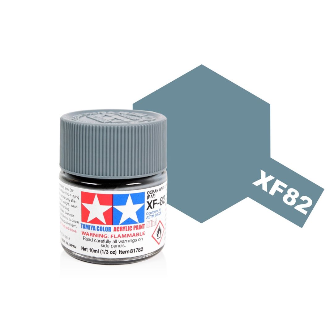 TAMIYA Acrylic Mini XF-82 RAF Ocean Grey 2 10ml #81782