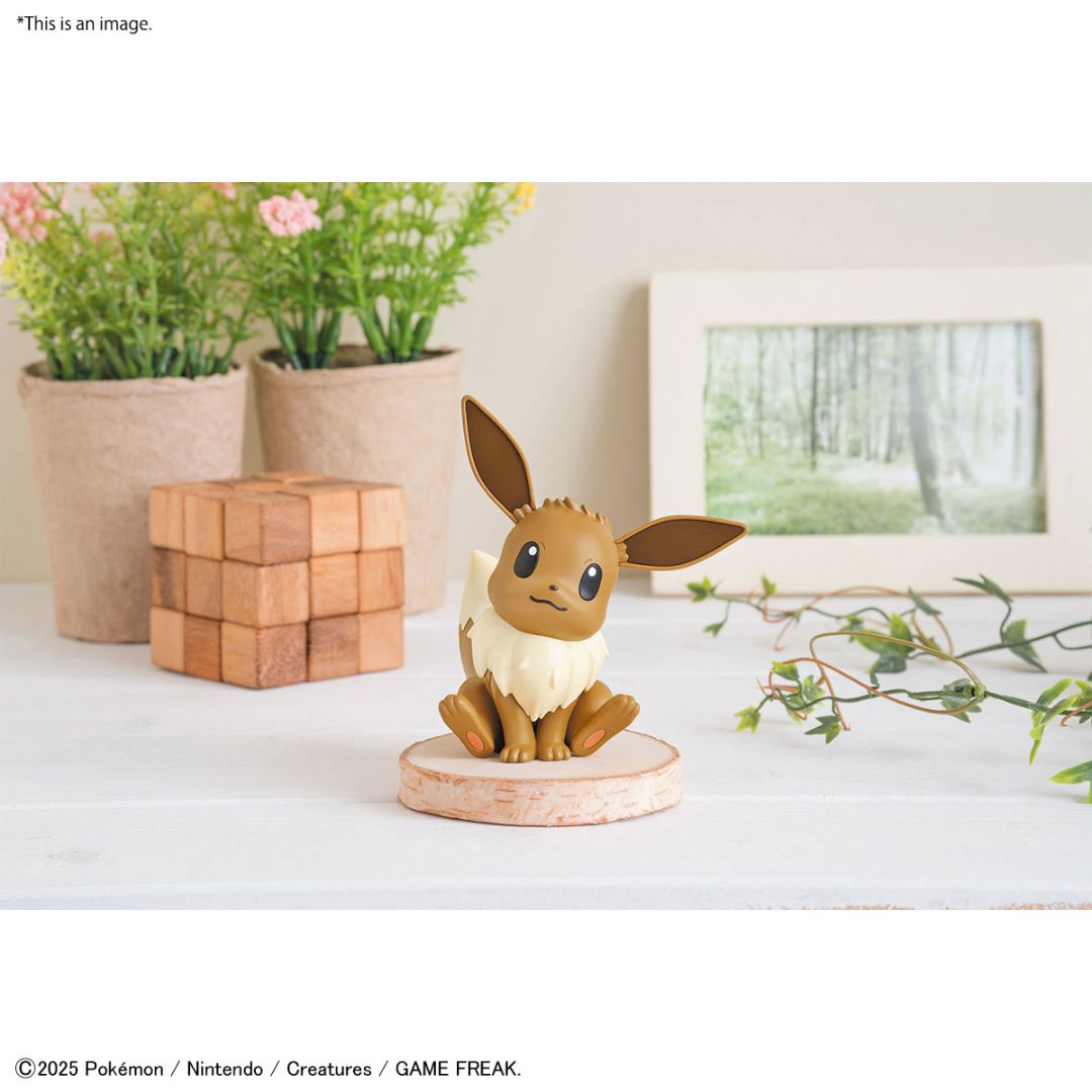 Bandai Pokemon Plastic Model Collection Quick !! 04 Eevee (Sitting Pose)