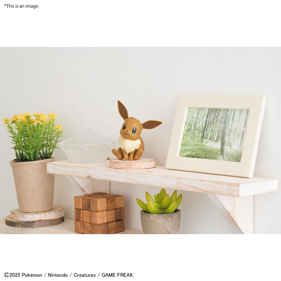 Bandai Pokemon Plastic Model Collection Quick !! 04 Eevee (Sitting Pose)