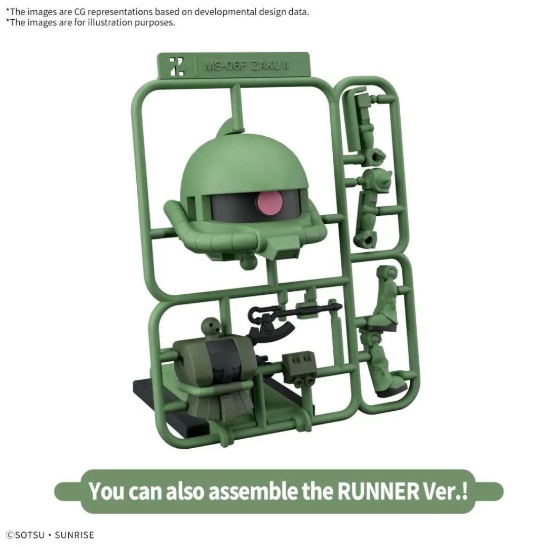 Bandai 1/1 Zakupla-KUN DX SET (with Runner Version Recreation Parts)