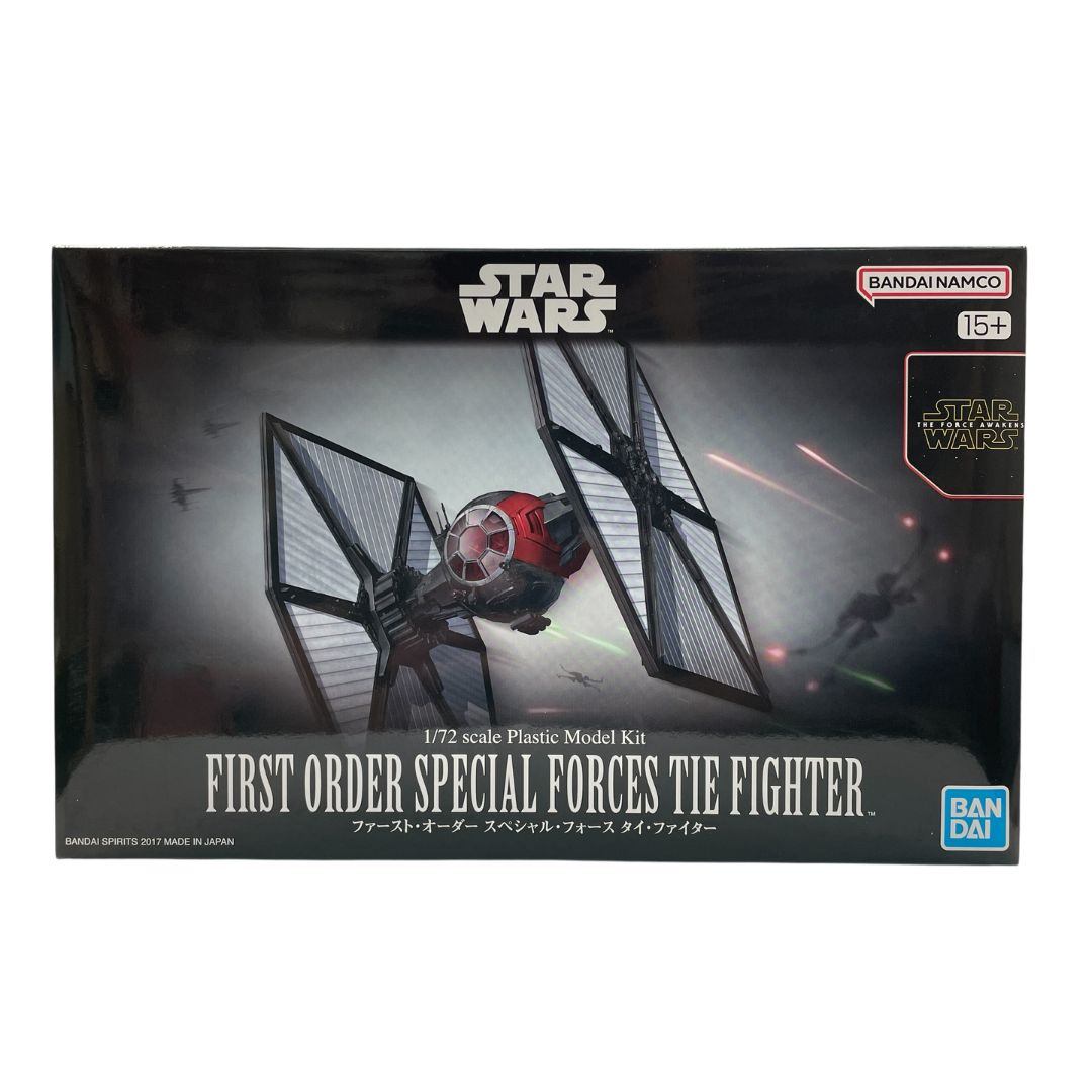 Bandai Star Wars First Order Special Forces Tie Fighter 1/72 Scale Model Kit (01217)
