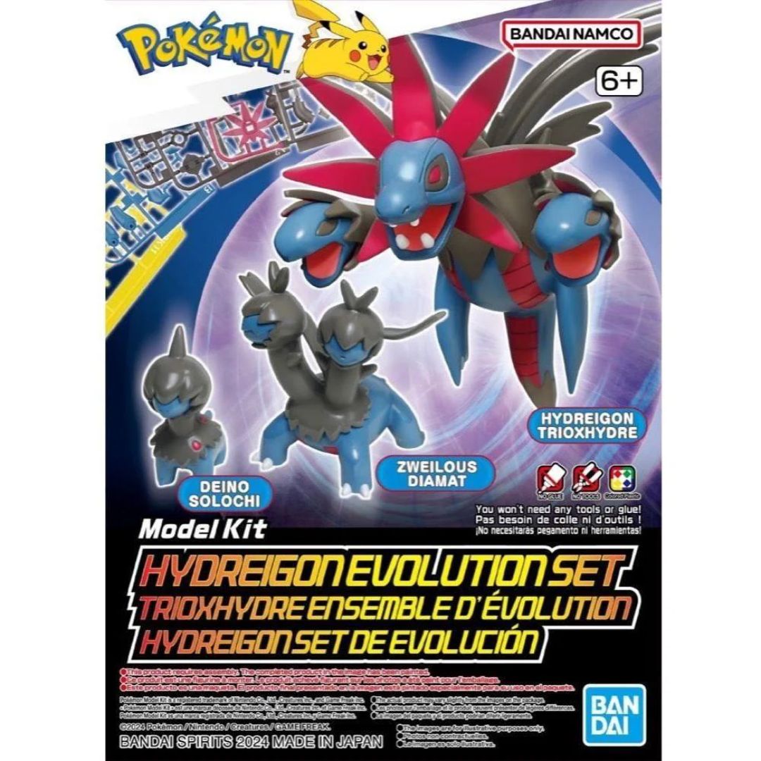 Bandai Pokemon Plastic Model Collection Select Series 22 Hydreigon Evolution Set