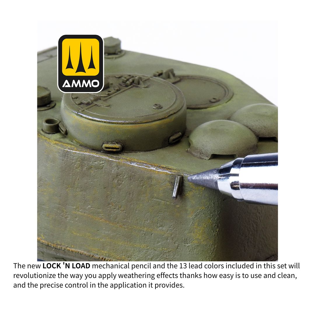 MIG 8349 LOCK 'N LOAD - Weathering Rechargable Technical Pencil