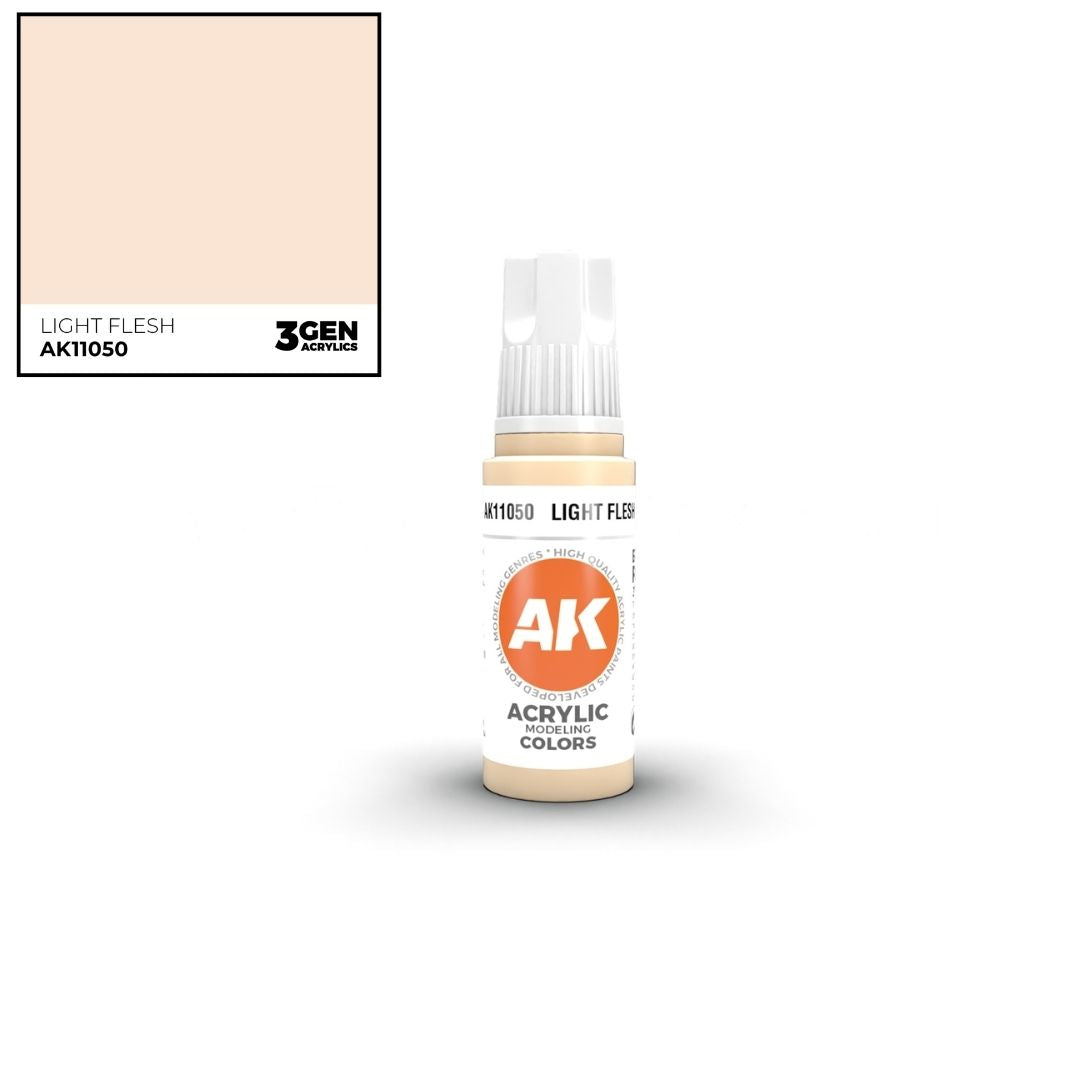 AK Interactive 3 Gen Acrylics AK11050 Light Flesh 17ml