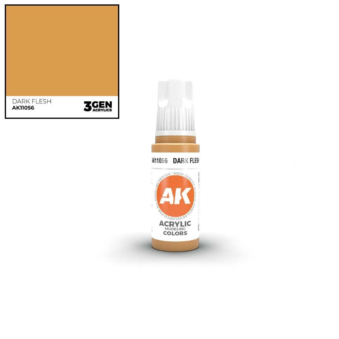 AK Interactive 3 Gen Acrylics AK11056 Dark Flesh 17ml