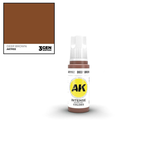 AK Interactive 3 Gen Acrylics AK11102 Deep Brown 17ml