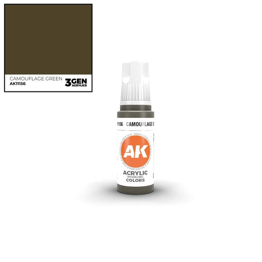AK Interactive 3 Gen Acrylics AK11156 Camouflage Green 17ml
