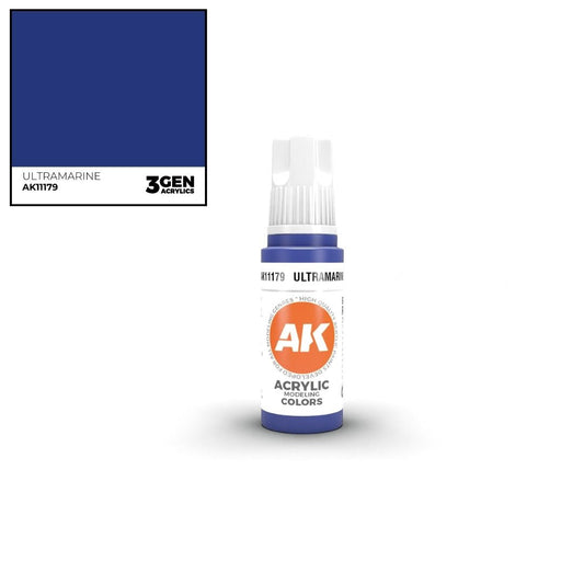 AK Interactive 3 Gen Acrylics AK11179 Ultramarine 17ml