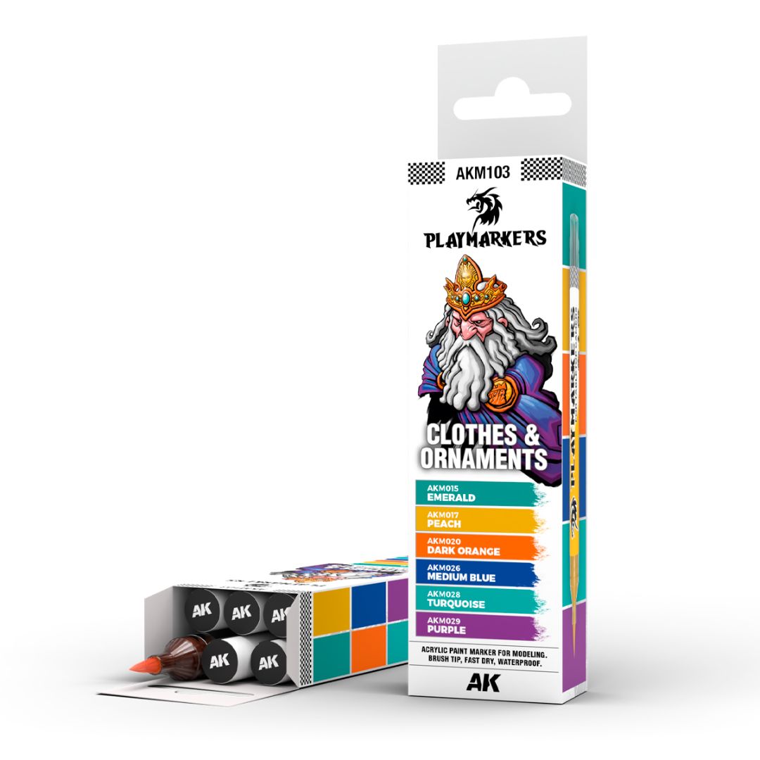 AK Interactive Playmarkers Set AKM103 - Clothes & Ornaments