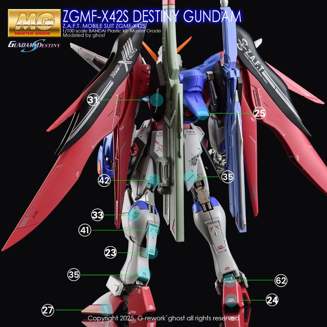 G-Rework Decal - [MG] [SEED] ZGMF-X42S DESTINY GUNDAM