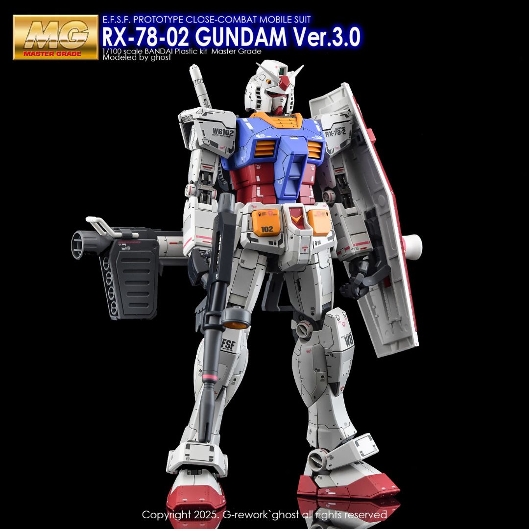 G-Rework Decal - [MG] RX-78-2 GUNDAM 3.0