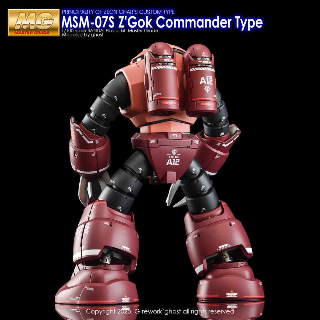 G-Rework Decal - [MG] MSM-07S Z'GOK GOMMANDER TYPE
