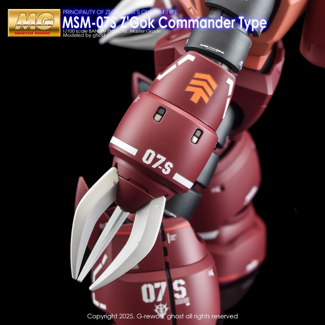 G-Rework Decal - [MG] MSM-07S Z'GOK GOMMANDER TYPE