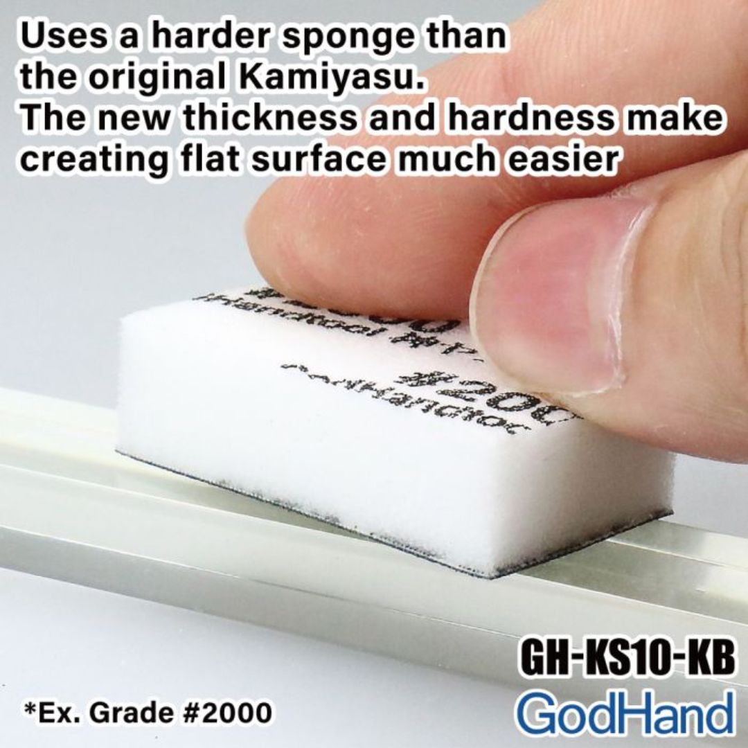 GodHand KS10-KB MIGAKI Kamiyasu Sanding Stick 10mm Assortment Set