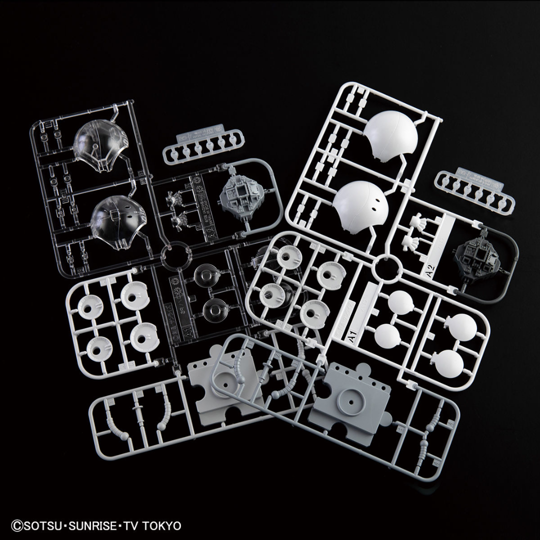 HAROPLA GUNDAM BASE LIMITED HARO [PAINTING MODEL] CLEAR & WHITE