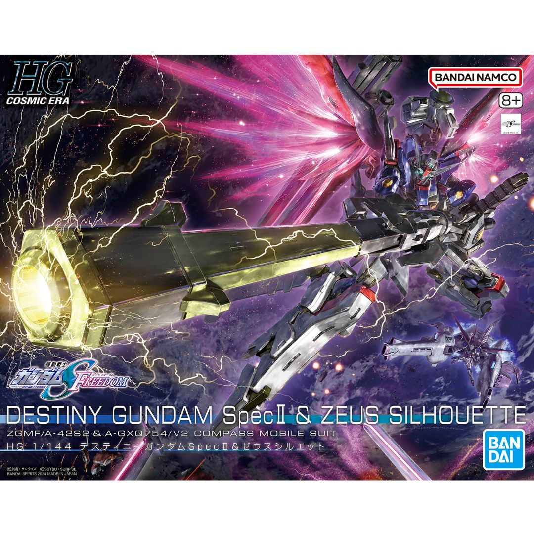 Bandai HG 1/144 Destiny Gundam Spec II & Zeus Silhouette #258